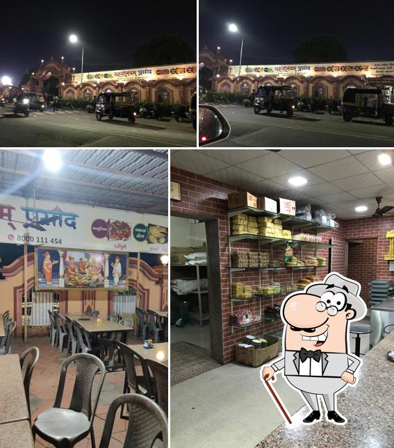 Take a look at the picture depicting exterior and interior at Sahajanand Prasad Restaurant