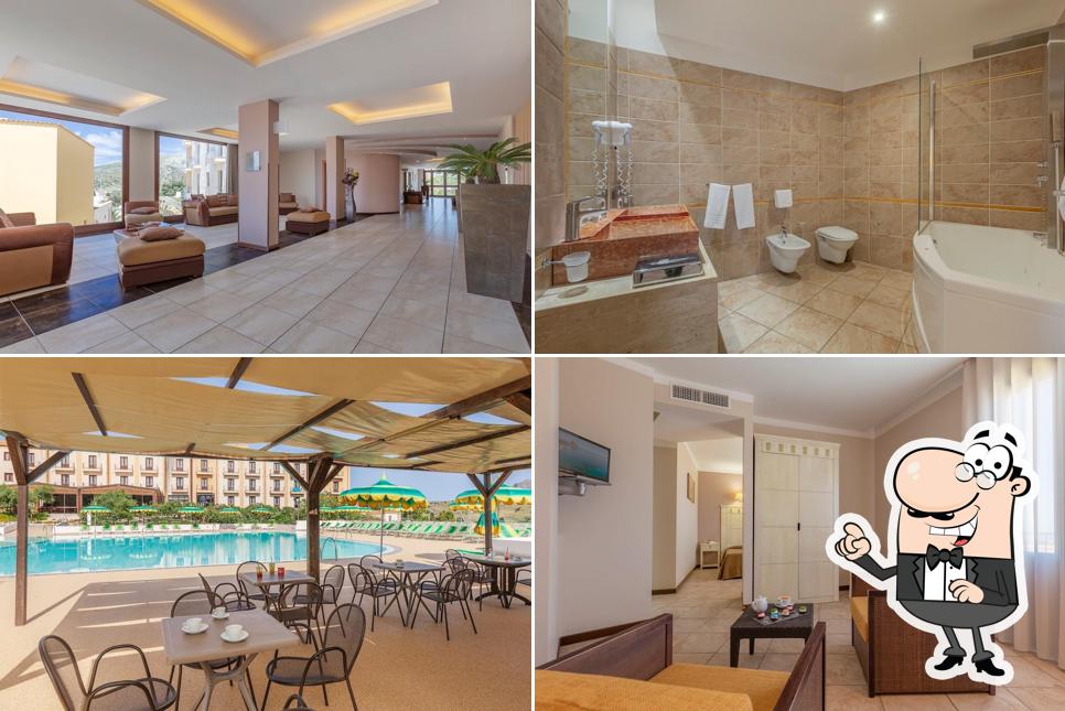 Gli interni di Villa Zina Family Resort