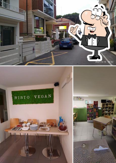 La interni e esterno del ristorante