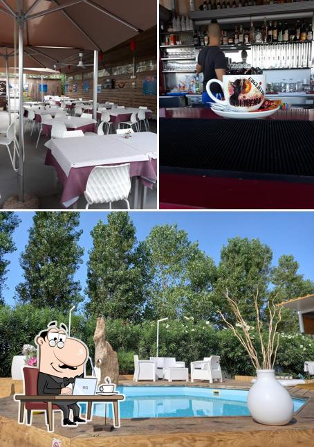 Dai un'occhiata agli interni di Lido Bag Dad Cafe
