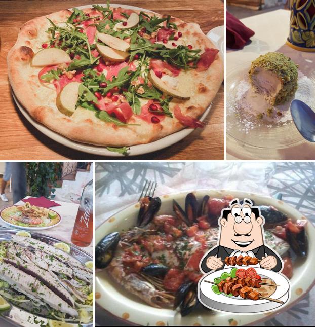 Platti al Trattoria I Limoni