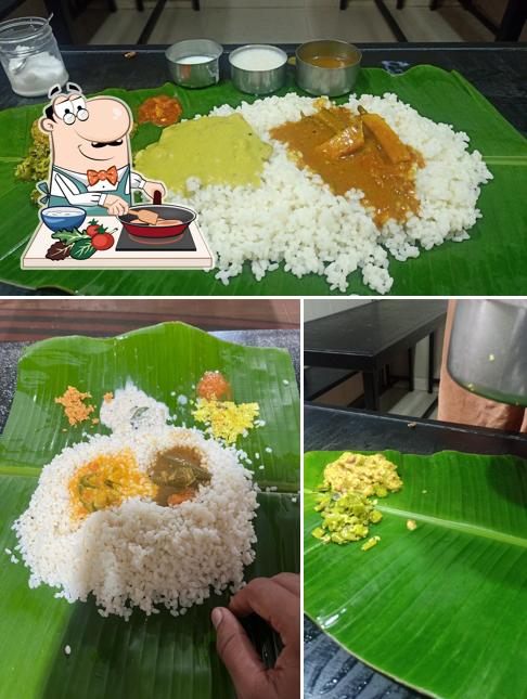 Chicken curry at New Chandravilas Hotel Pure Vegetarian