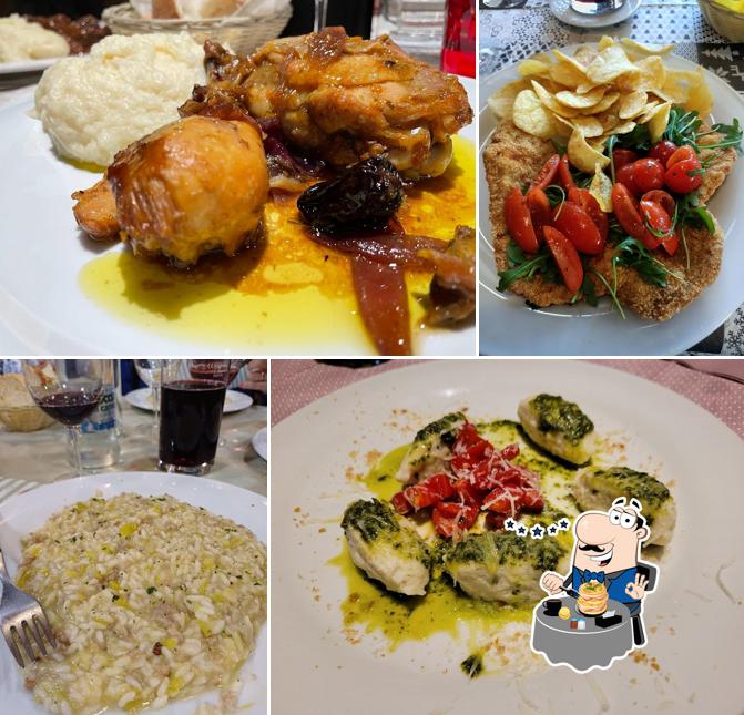 Platti al Ristorante Le Magnolie Gasthaus
