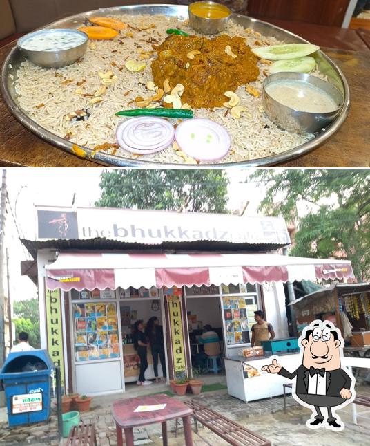 The interior of Bhukkadz Cafe