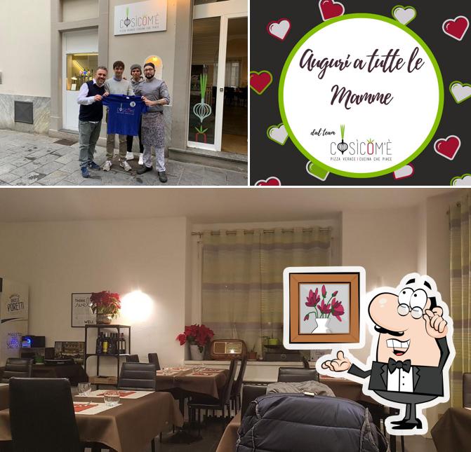 Gli interni di Così Com'è Gli interni di Così Com'è