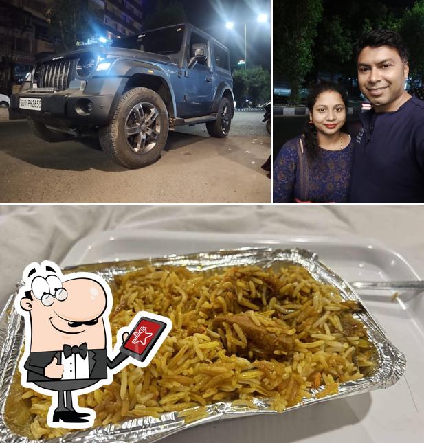 This is the picture depicting exterior and food at Zaiqa The Mughlai Kitchen