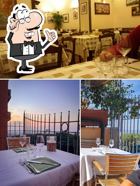 Gli interni di Trattoria Zarazà
