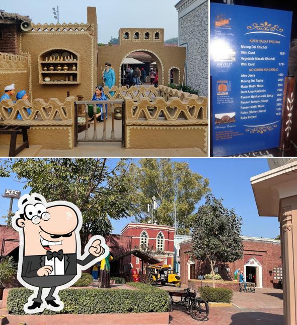 The interior of Haveli