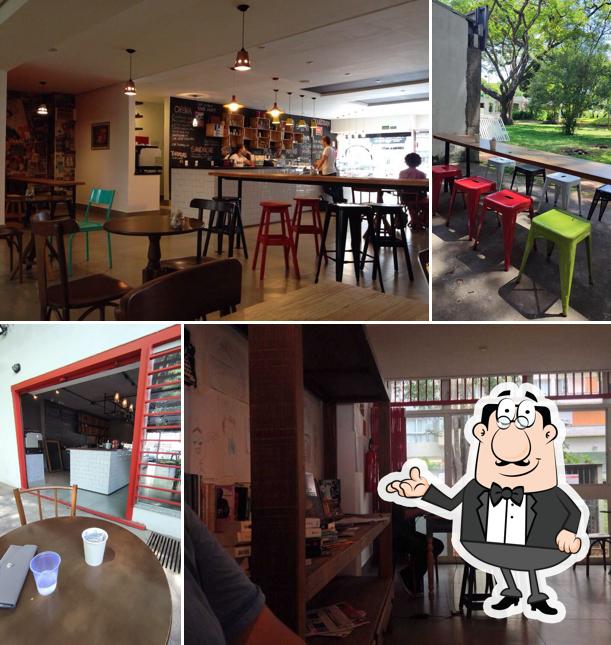 O interior do Dylan Cafe & Bakery