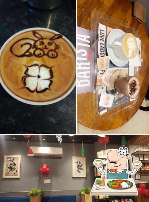 Check out the photo depicting food and interior at Barista Cafe