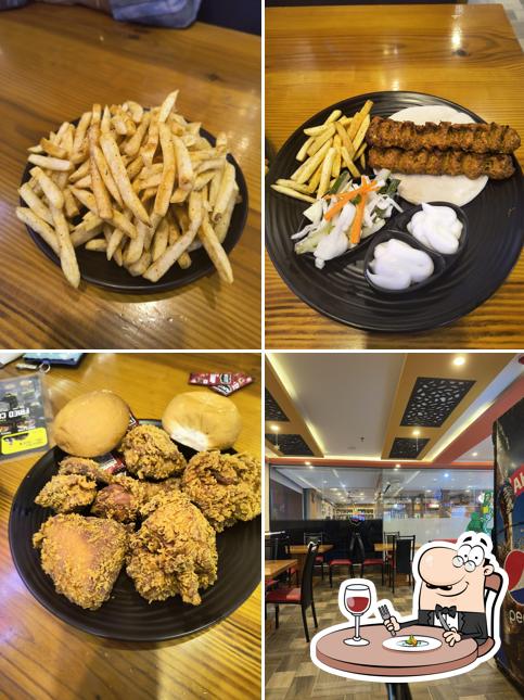 Among various things one can find food and interior at Hungry Bites
