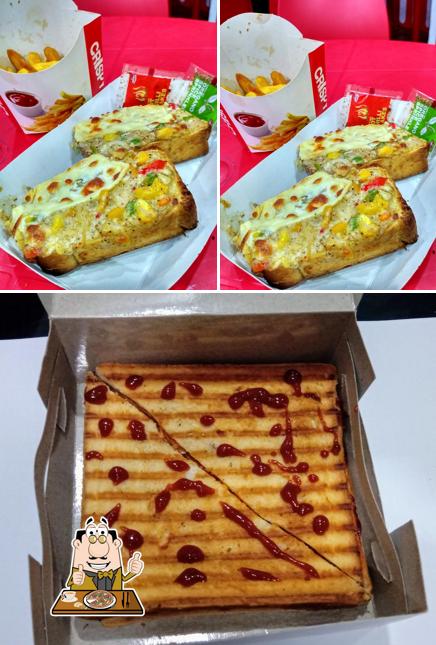 Try out pizza at Chicken @ Mirch Masala