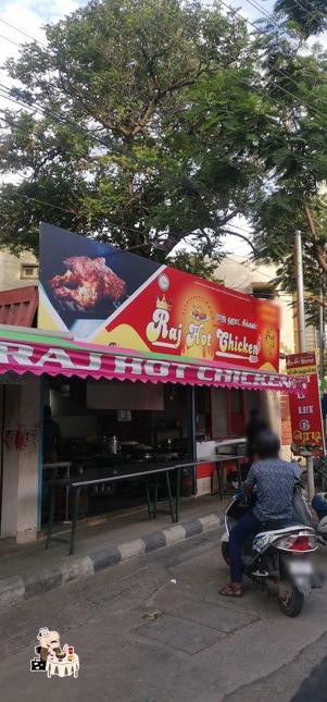 Food at Raj Hot Chicken