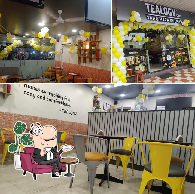 The interior of Tealogy Cafe Sonari
