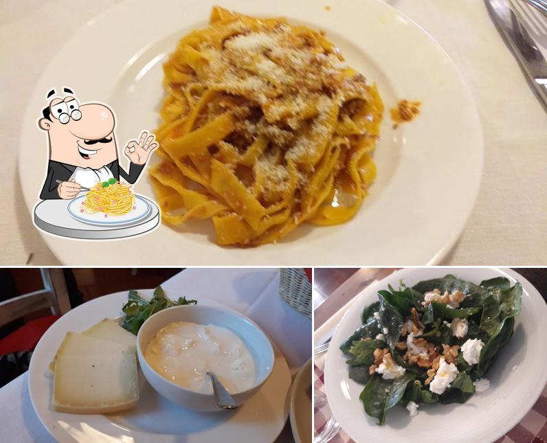 Spaghetti alla carbonara al Trattoria Storica da Mario