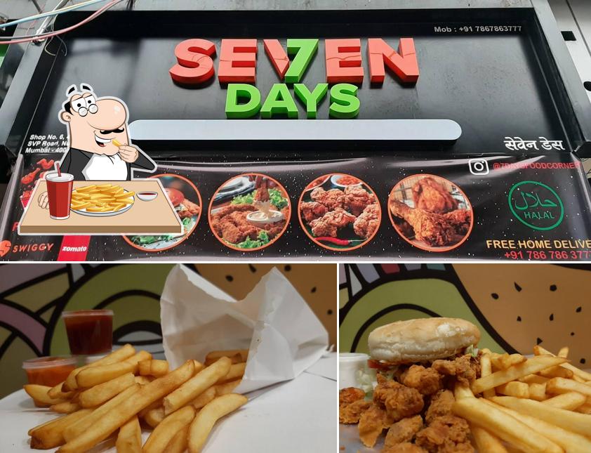 French fries at Seven days food corner