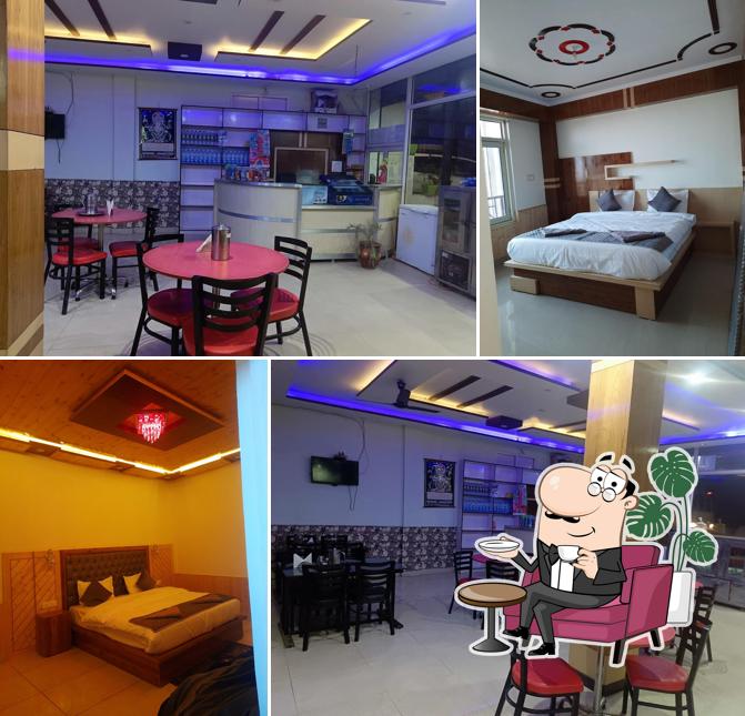 Take a seat at one of the tables at Himalayan Highway Dhaba