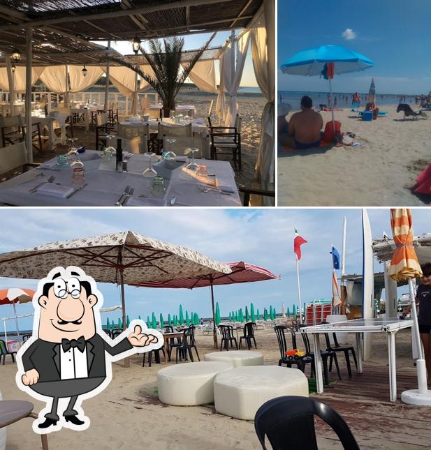 Siediti a un tavolo di Jamaica Beach .2B