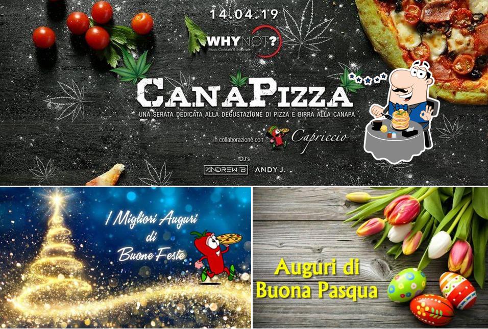 Cibo al Pizzeria Capricciò