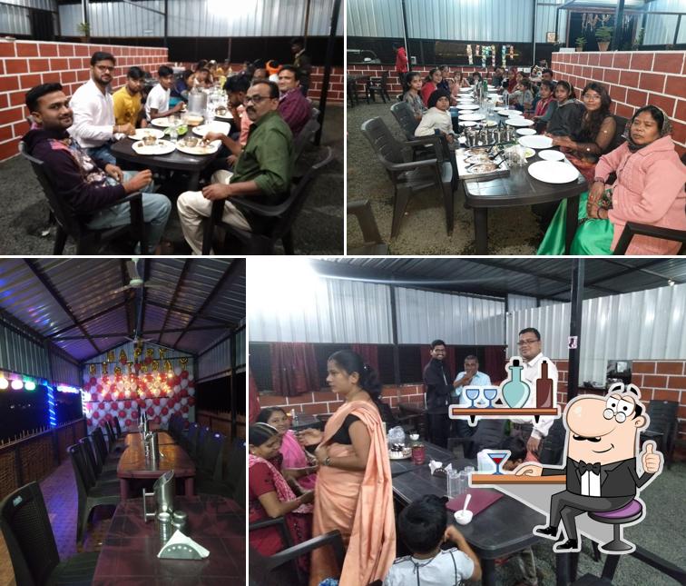 Check out how Hotel New SAT-BARA, Family Rsto & Dabha looks inside