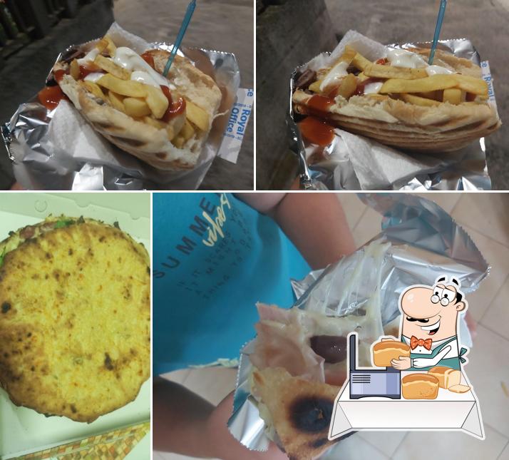 Pane all'aglio al Pizzeria Al Vulcano