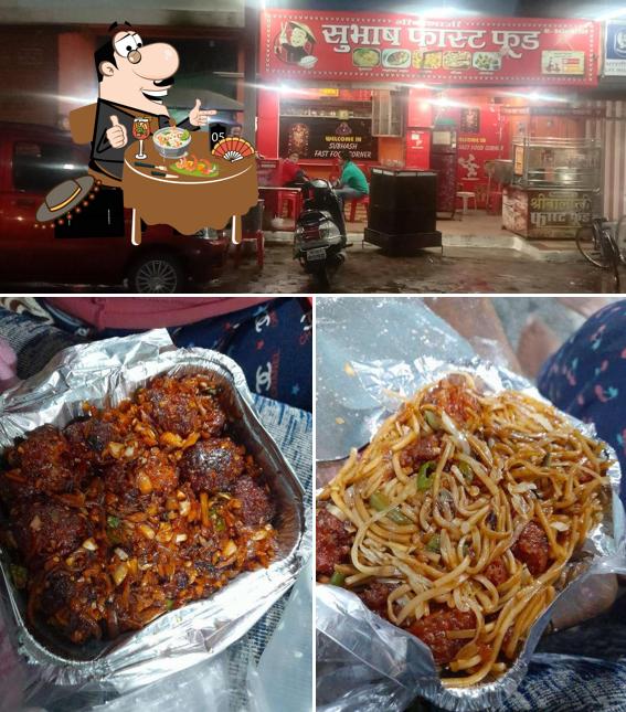 The restaurant's food and exterior