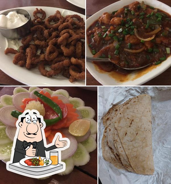 Food at The Delhi dhaba-veg