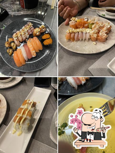 Prova le diverse opzioni di sushi