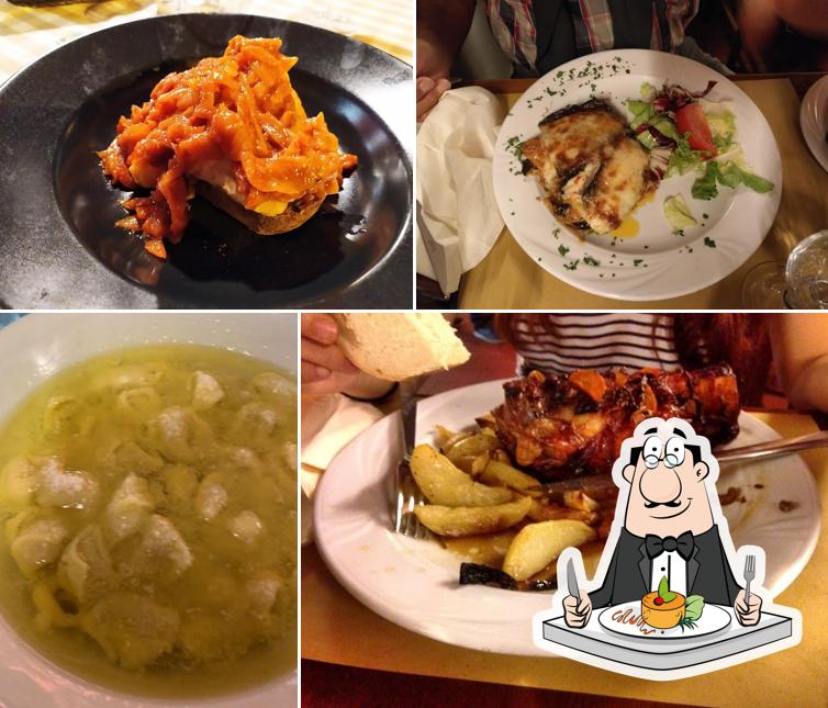 Cibo al Trattoria del Rosso