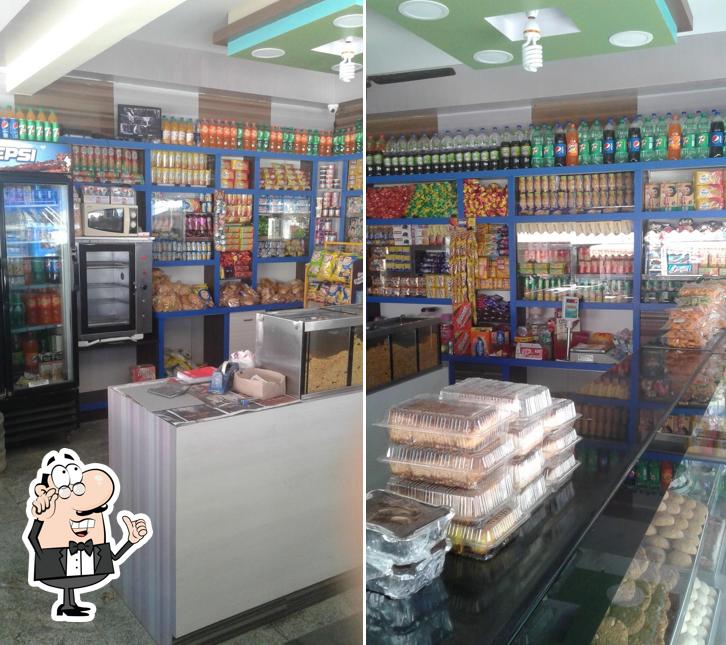 The interior of Arya Bakery & Sweets