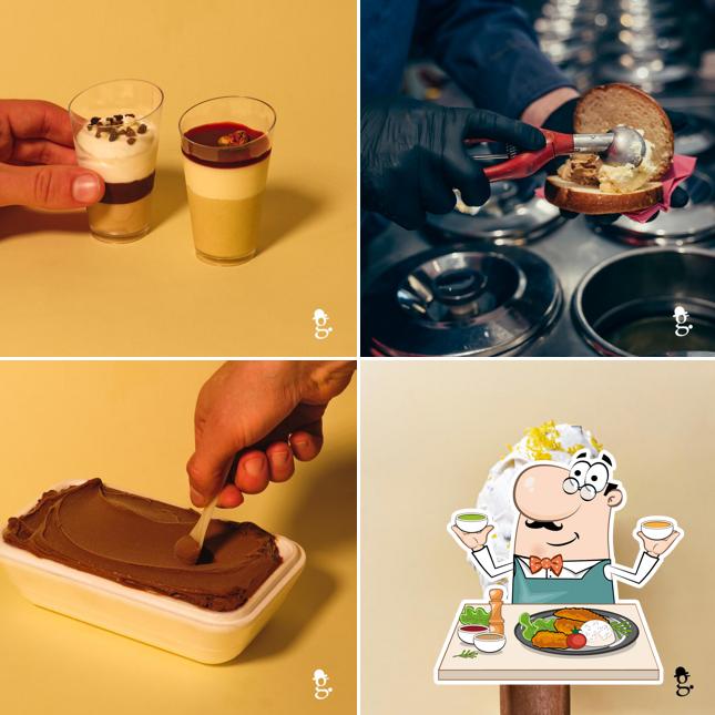 Cibo al Gelateria Godot