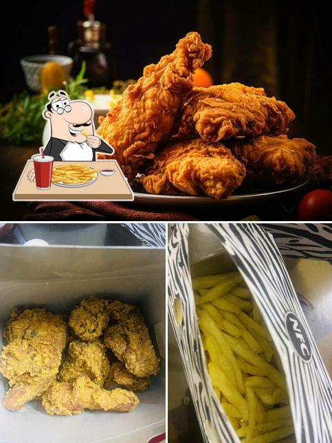 French fries at NFC Fried Chicken