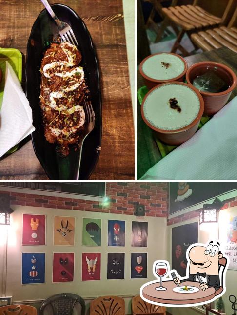 The photo of Paanch Kaan cafe bistro’s food and interior