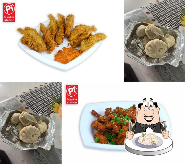Dumplings at PI Frankie Station, Wagholi