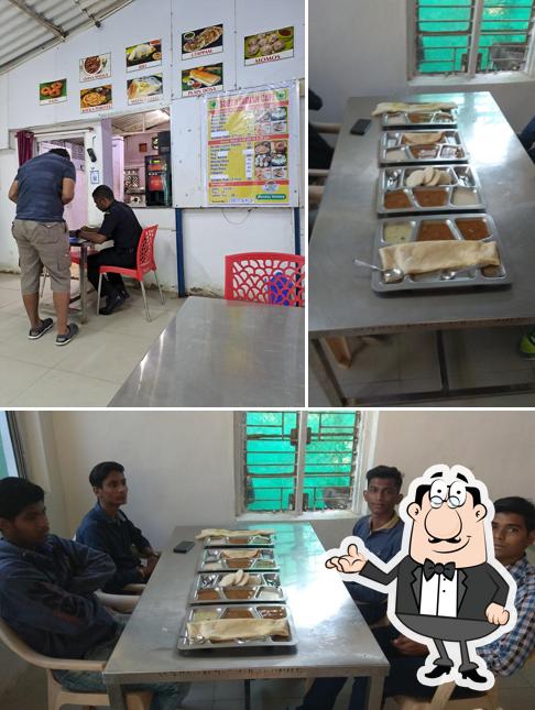The interior of South Indian Cafe (Army Canteen)