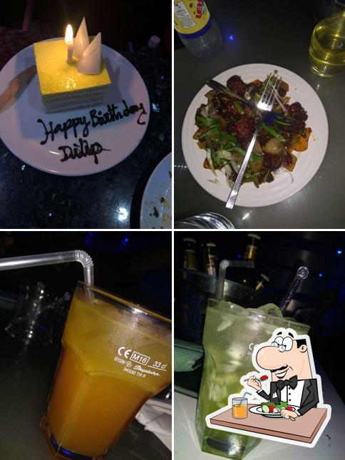 Take a look at the photo showing food and drink at Waves Bar & Lounge