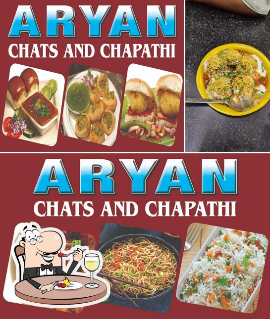 Meals at Aryan Chat and Chappati Restaurant