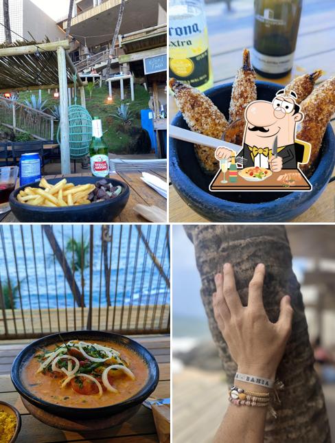 Platos en Blue Praia Bar