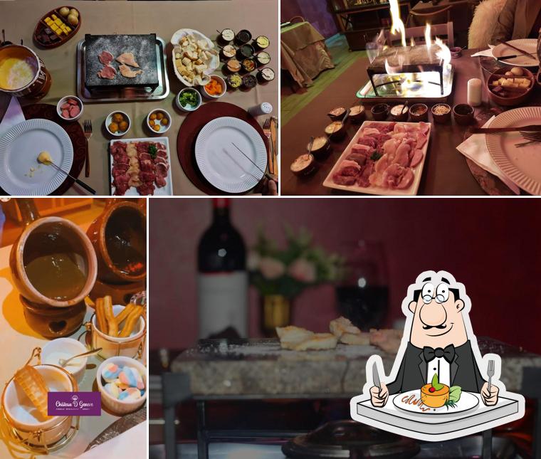 Comida em Château D' Geneve