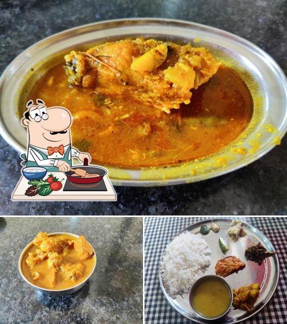 Chicken curry at Baideu Hotel