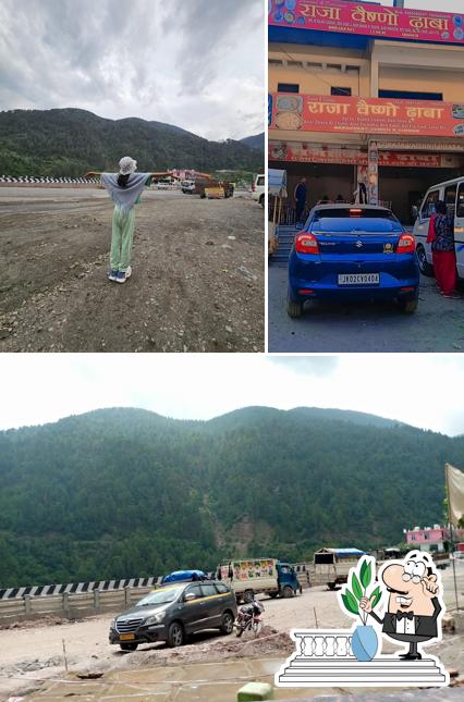 The exterior of Raja Vaishno Dhaba