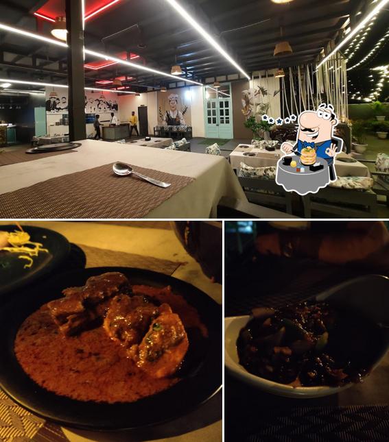 Among different things one can find food and interior at D.A.D Rooftop Family Restaurant