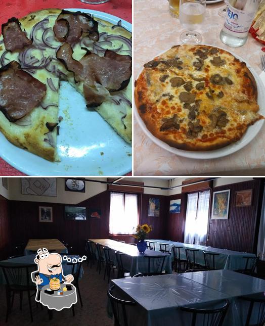 Tra le diverse cose da Pizzeria Mandy si possono trovare la cibo e interni