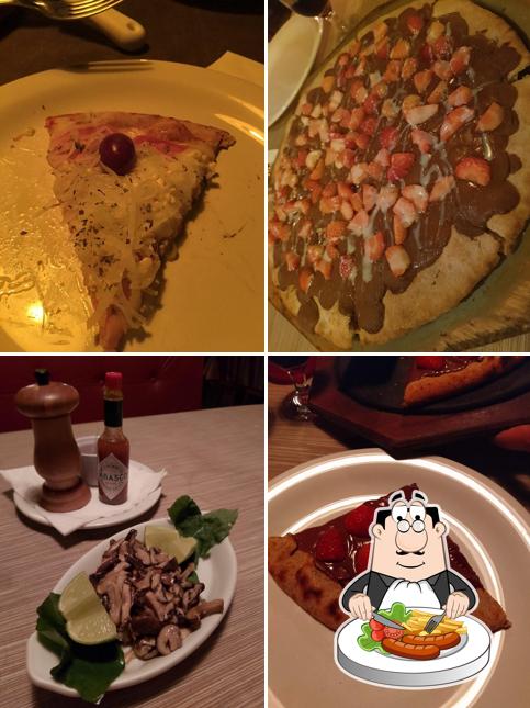 Platos en Pizzaria Nave Mãe