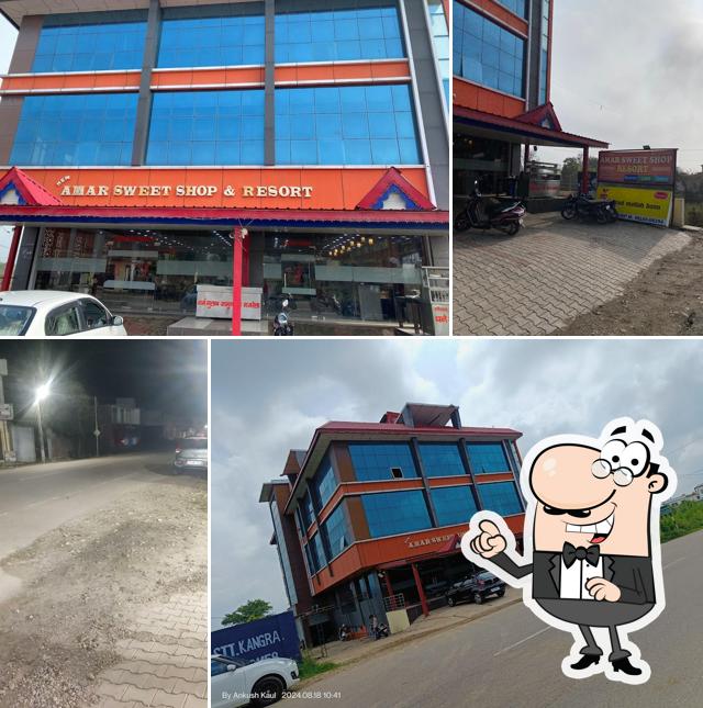 Check out how Amar sweets and resturant looks outside
