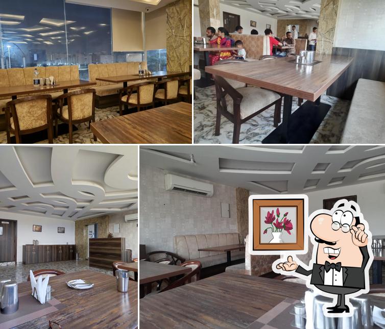 The interior of Sagar Ratna