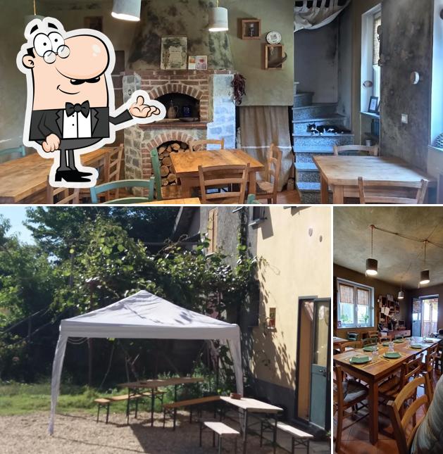 Gli interni di Cascina Castello
