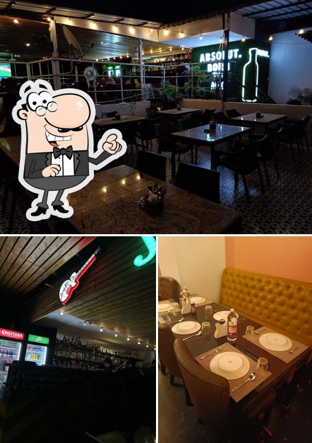 The interior of Chitra's Caf'e
