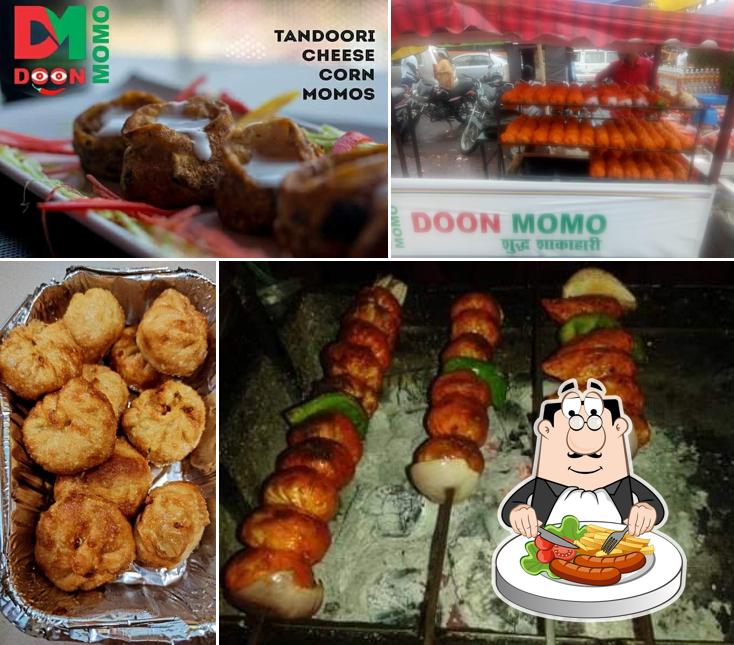 Food at Doon momos