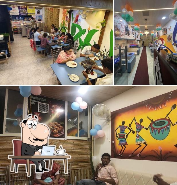 The interior of Jijai Barbeque Resto & Cafe